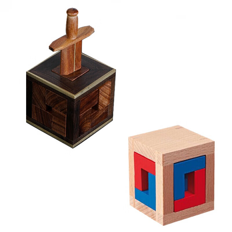 定制新年礼物gmpuzzle圣剑box解密盒地狱高难度木质玩具礼物 大圣剑 6