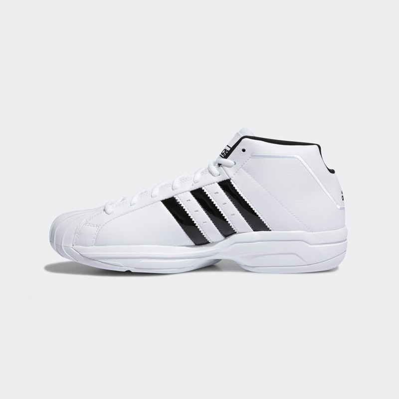 adidas阿迪达斯 pro model 2g 男子复古经典贝壳头耐磨实战篮球鞋fw