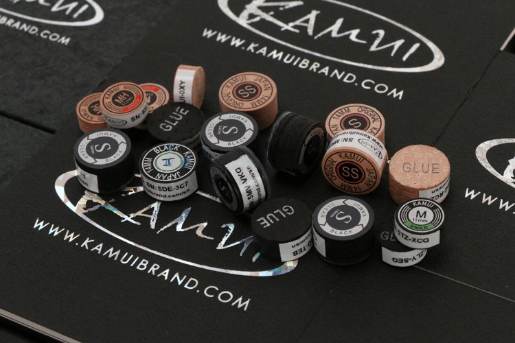 响尾蛇黑卡姆kamui台球杆皮头斯诺克小头大头杆头枪头九球杆 卡姆皮头