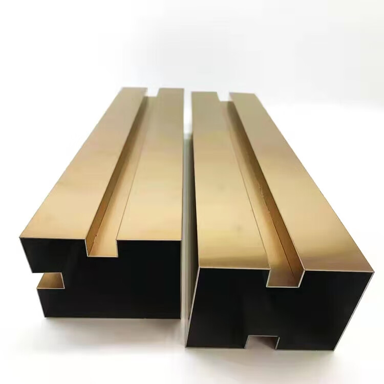 玻璃卡槽固定边框304不锈钢玻璃卡槽凹型槽边框固定收边条包边卡口u型