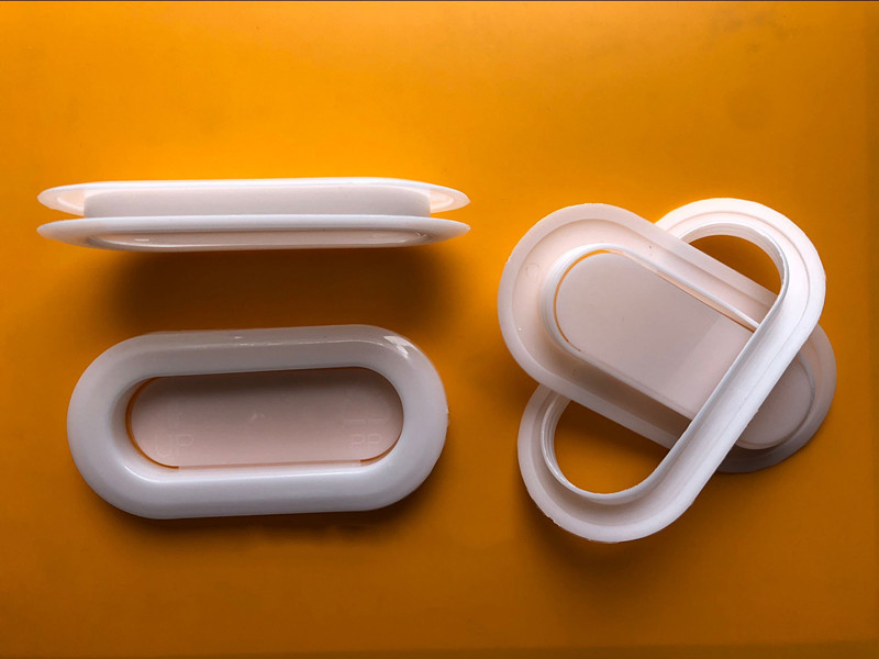 适用纸箱塑料扣手瓦楞箱拉手扣环纸盒配件搬家纸箱手把椭圆形拎扣提手