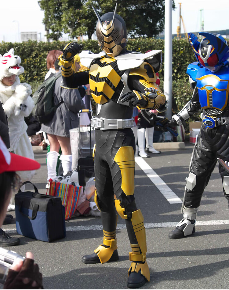 天智星假面骑士皮套可穿戴甲斗kabuto可穿戴全身盔甲头盔diy手工eva道