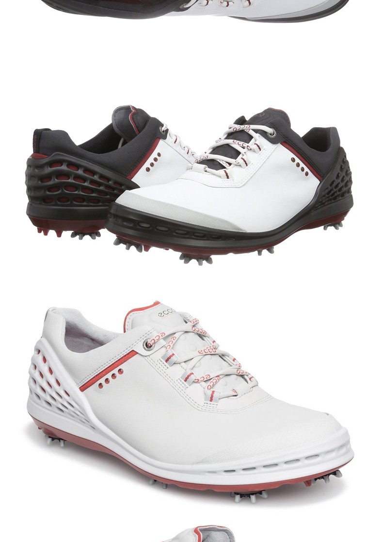 ecco爱步高尔夫球鞋男士网式系列无钉鞋休闲舒适golf鞋1325040100143