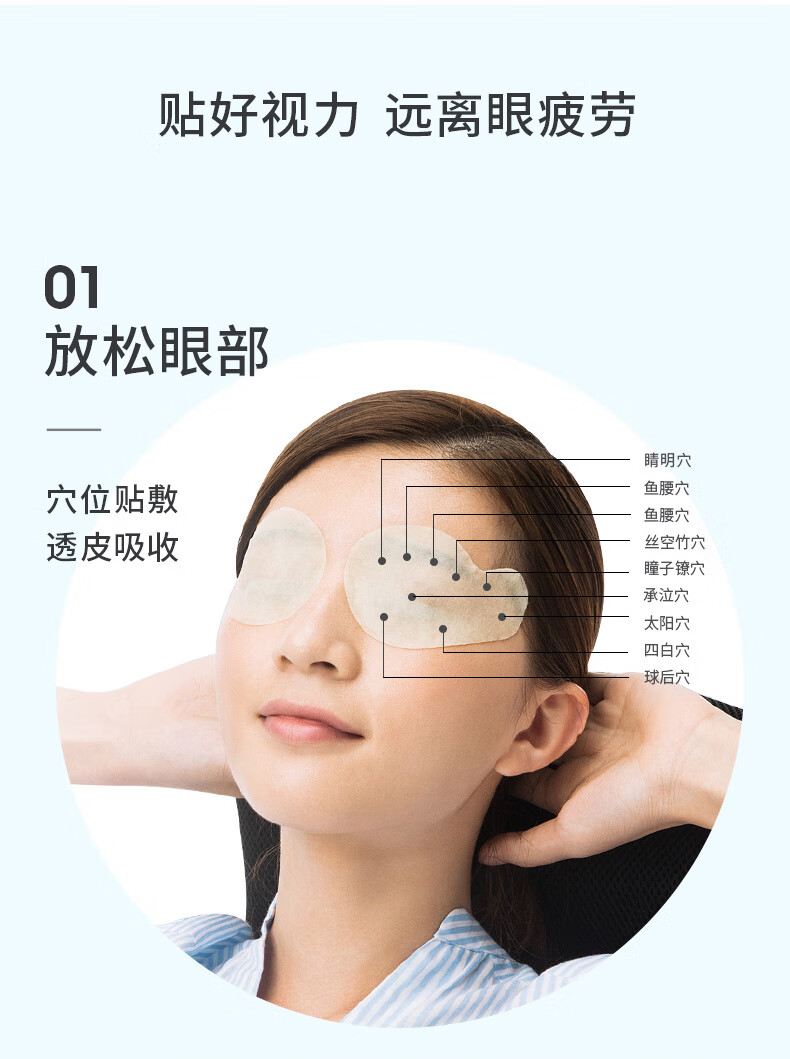 好视力眼贴护眼贴膜新包装适应于长期面对手机和电脑的人群舒缓眼部