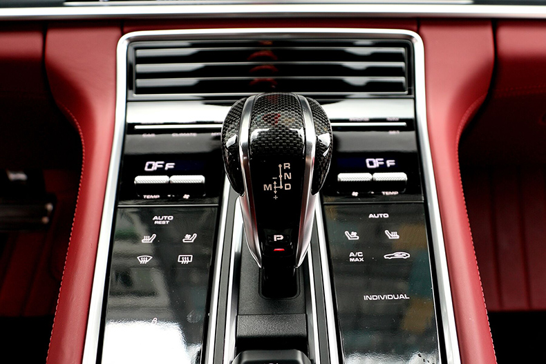 车文道 专用于保时捷新卡宴panamera971排挡杆内饰改碳纤维飞机档把