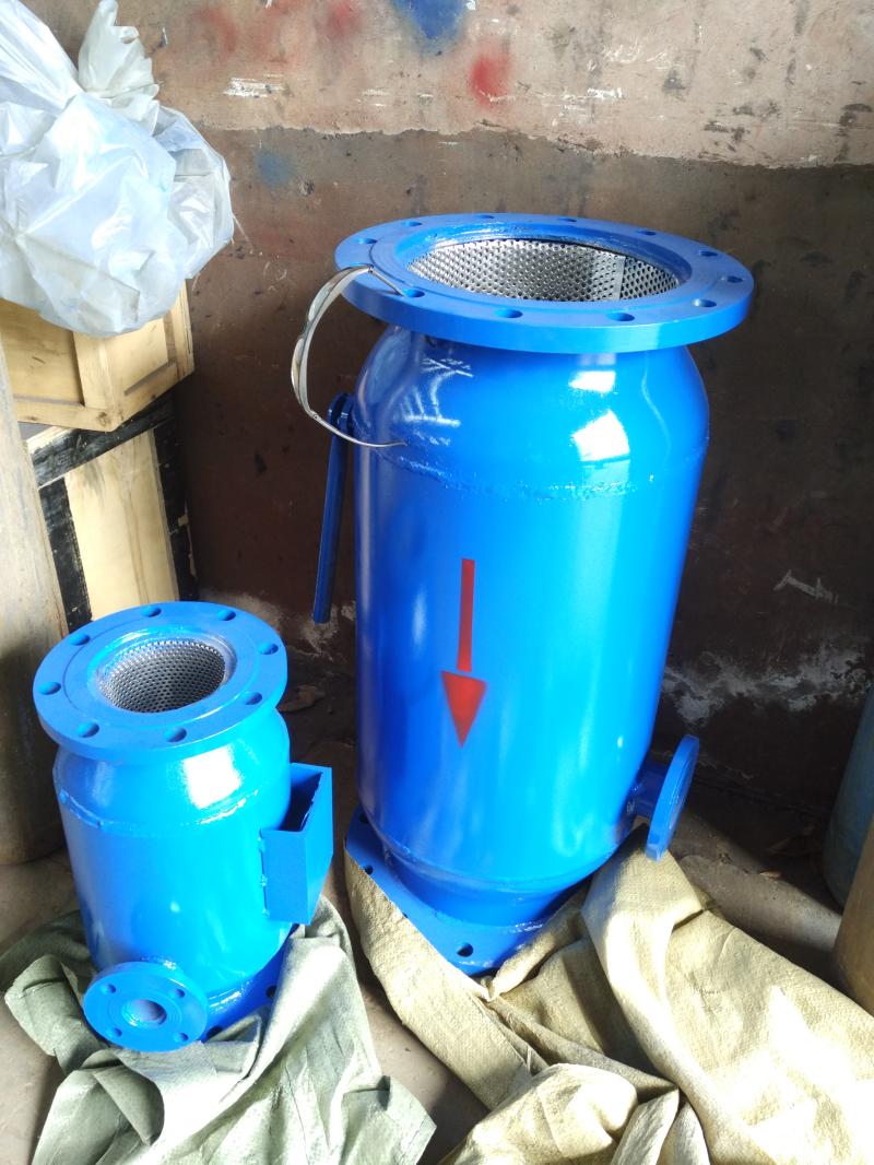 卧式直通除污器反冲洗过滤器p型过滤器zpg快速自动排污过滤器碳钢dn