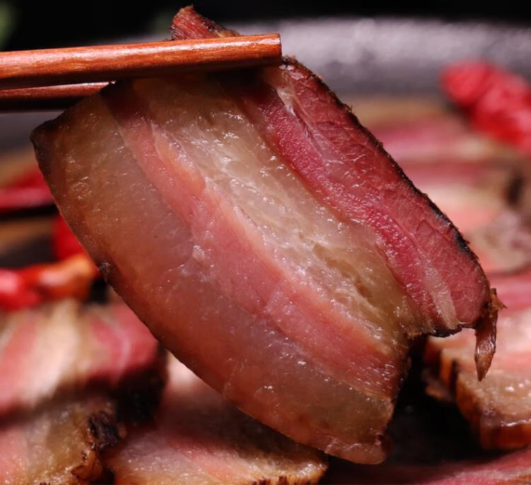 5折重庆巫溪万春村腊肉特产柏树柴火烟熏腊肉五花肉腊五花圆尾瘦肉