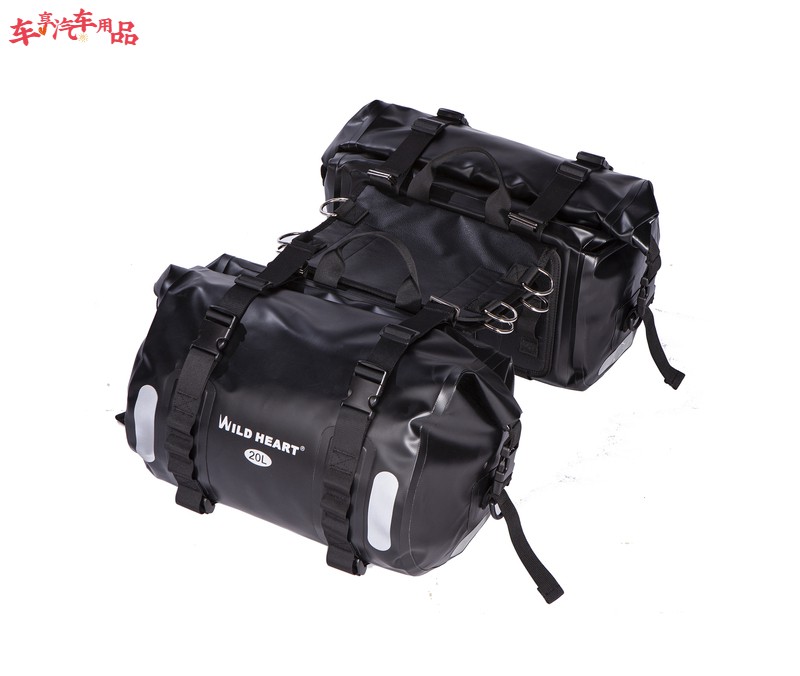 摩托车小号驮包越野街车边包防水包 黑色【图片 价格 品牌 报价】