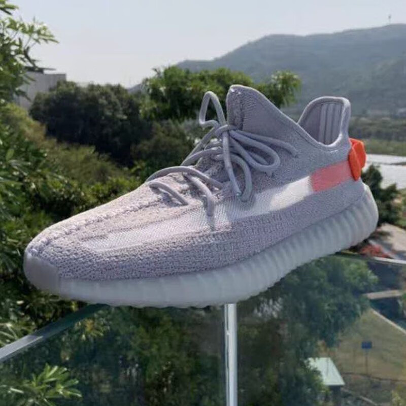 正式京品啊迪yee达斯zy夏季新灰橙椰子鞋350v2美洲限定尾灯情侣运动鞋