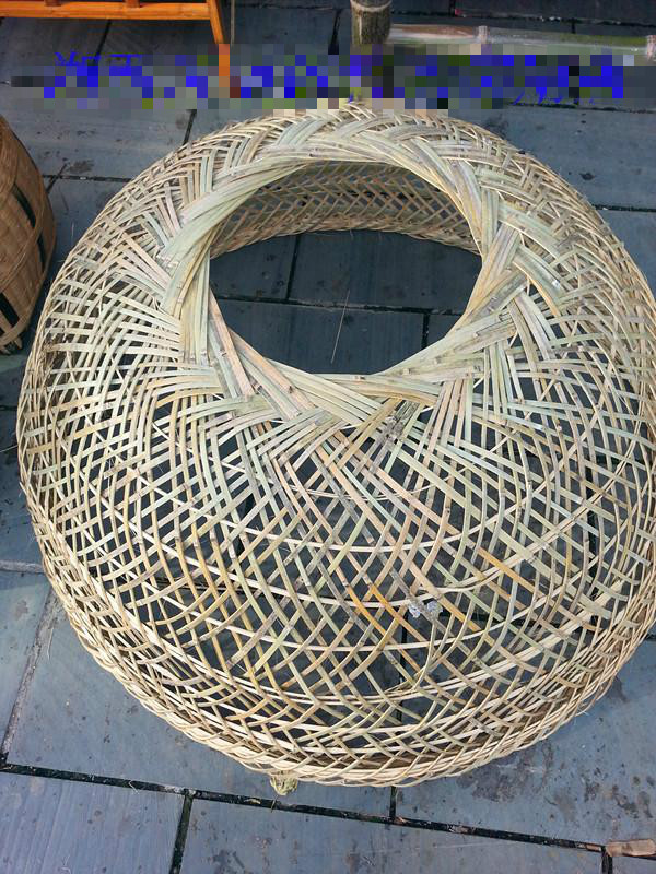 抓竹鸡地套大号竹笼子 宠物笼 竹鸡罩 竹鸡笼 竹鸭笼 手工编织 竹器品