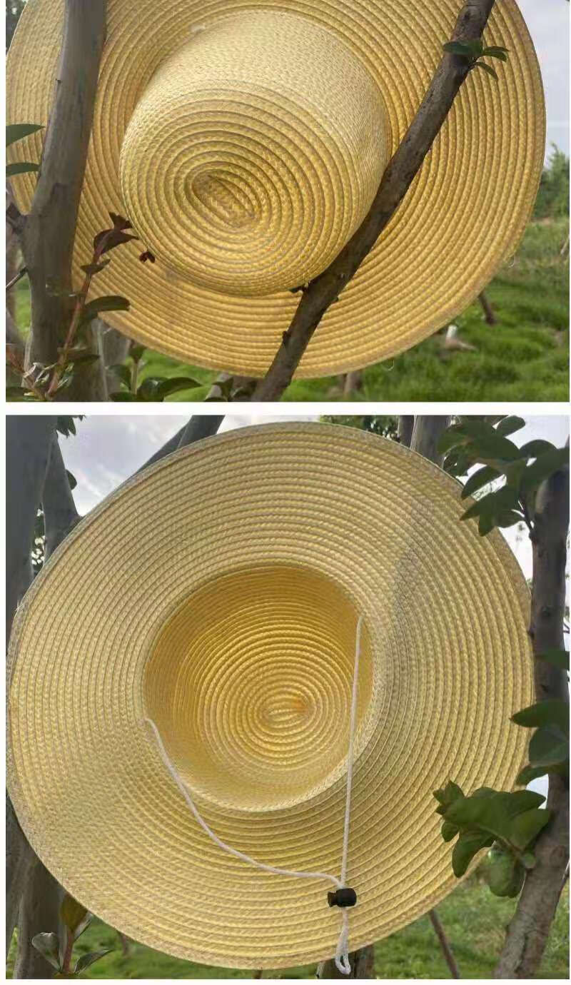 穗豆手工草帽批发防晒遮阳干活农用农民工帽子钓鱼工地防雨草编太阳帽
