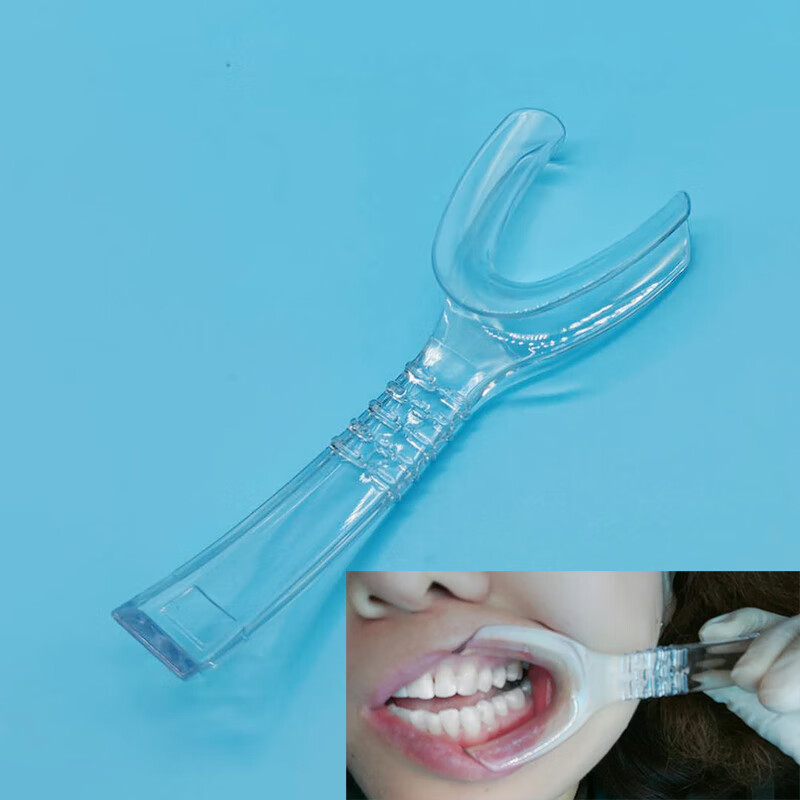 牙科开口器咬合垫侧方拉钩3d手拉式张口器可高温高压齿科口腔材料 c型
