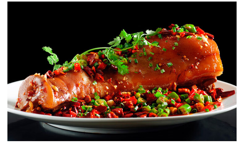 带骨鸿运当头卤猪头肉3斤半边扒猪脸饭店餐饮宴席半成品特色食材 鸿运