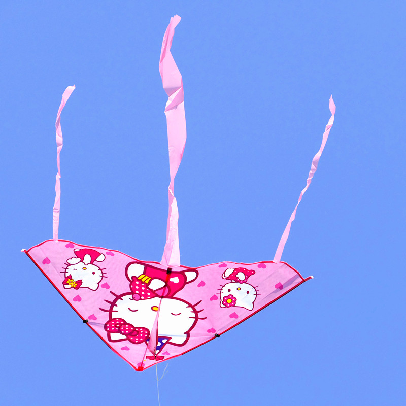 2022年新款风筝hellokitty风筝猫凯特猫女孩初学者微风儿童易飞家用
