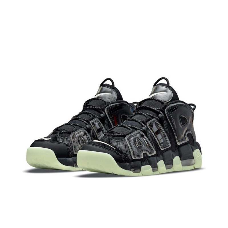 nike耐克 more uptempo 男子黑红公牛大air皮蓬篮球鞋 921948-600 dv
