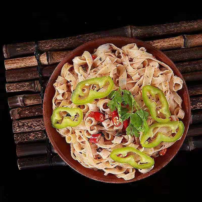 云舵 整箱袋装顶大红油面皮非油炸方便面泡面凉皮热汤拌面酸辣麻酱味