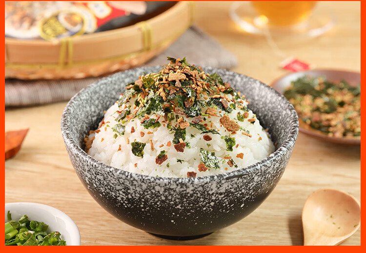 日本进口永谷园海苔香松芝麻海苔拌饭料日式寿司食材5小包芥末海苔味