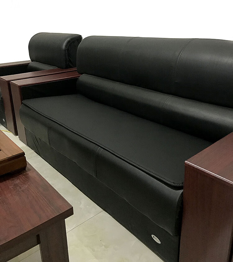 皮质沙发垫办公室皮沙发垫防滑防水四季通用113人座坐垫定做皮革沙发