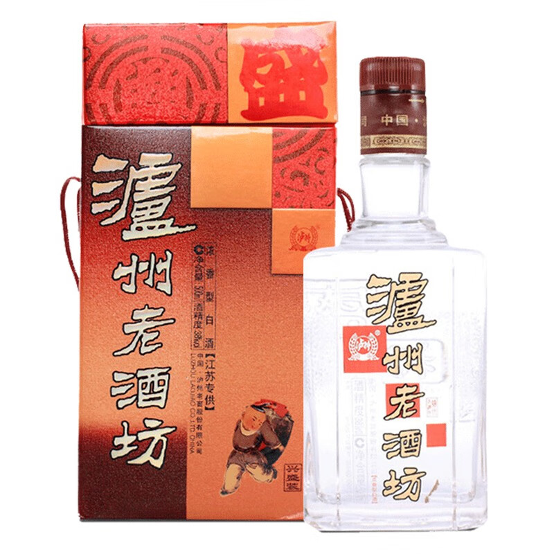 泸州老酒坊38度兴盛装浓香型白酒07年老酒单瓶装