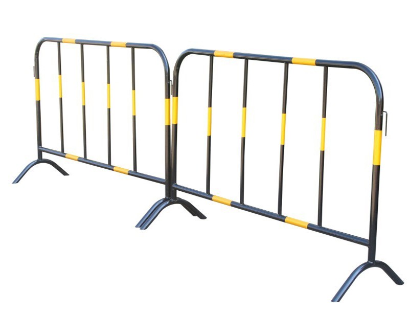 铁马护栏施工围栏警示隔离栏围挡安全护栏工地马拉松围栏黄黑带板铁马