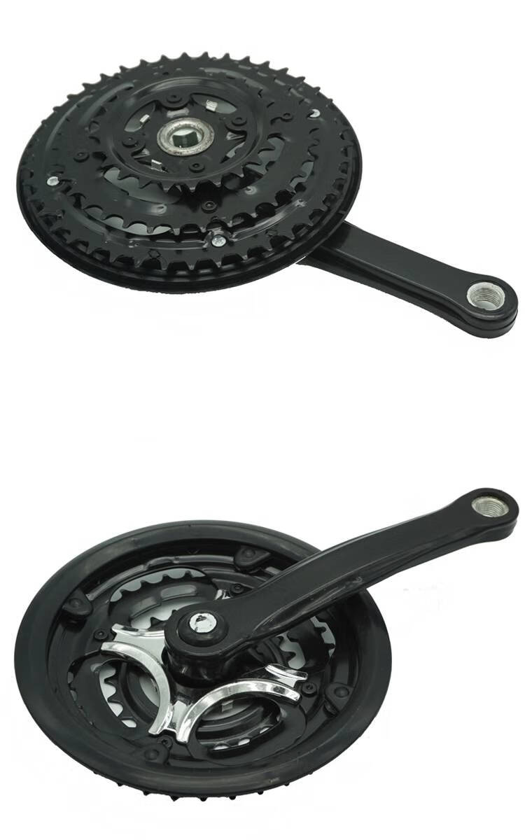 山地自行车配件牙盘山地自行车公路单车变速3级牙盘6789速链条飞轮齿