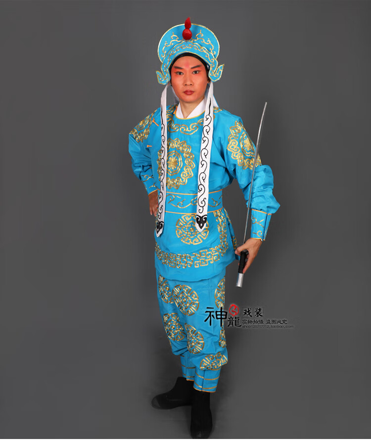 京剧服装武生戏剧戏曲龙套男兵衣经典传统古装武将古装影视跑龙套兵衣