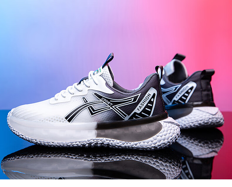 飙山狼网鞋男夏季2022年新款男士运动鞋潮流莆田爆米花软底户外椰子鞋