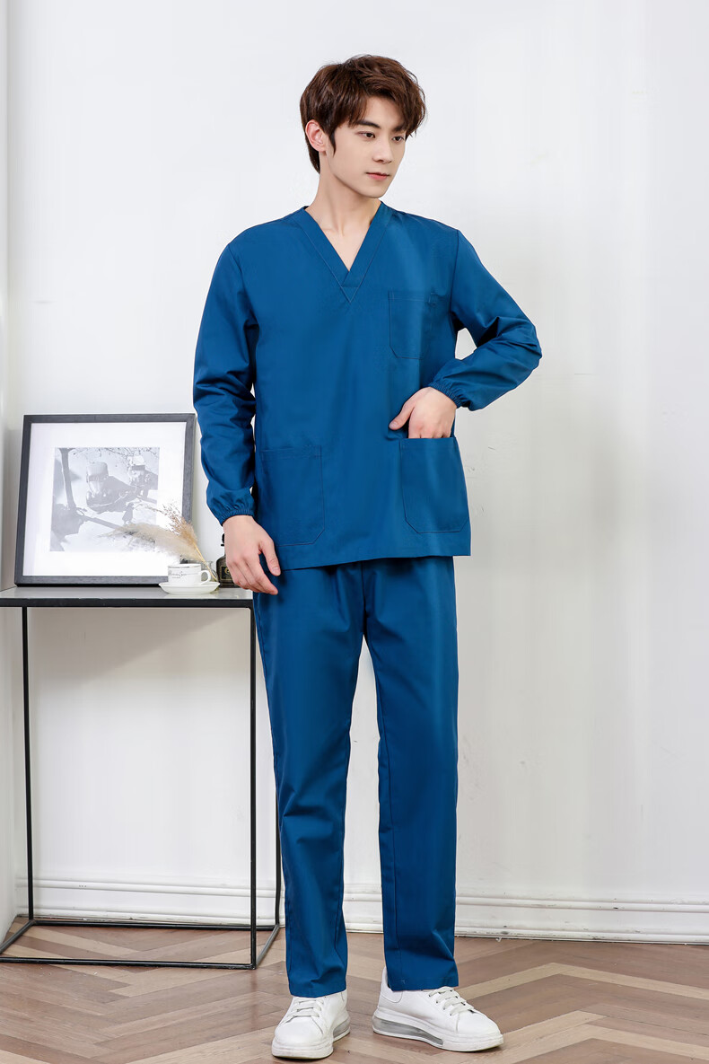牙医口腔科医生工作服冬季洗手衣男短袖女服刷手衣手术室口腔宠物牙科