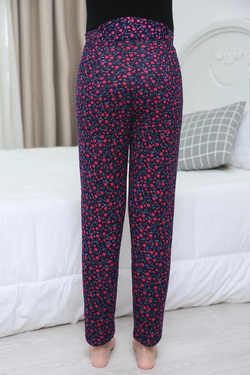 棉裤大码女士棉裤冬季加厚加绒老年人驼绒保暖裤加肥加大老太太厚棉裤