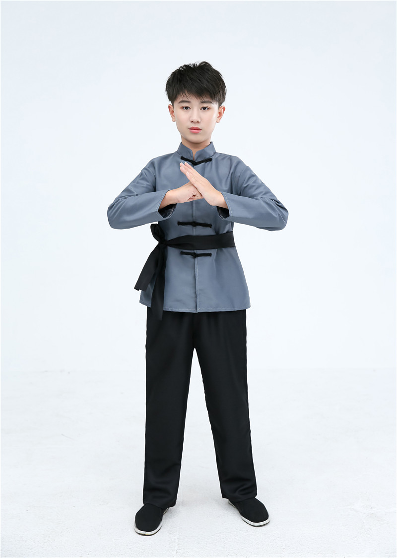 小孩子穿的【六一礼物】儿童游击队红军八路军农民抗战演出服表演服装