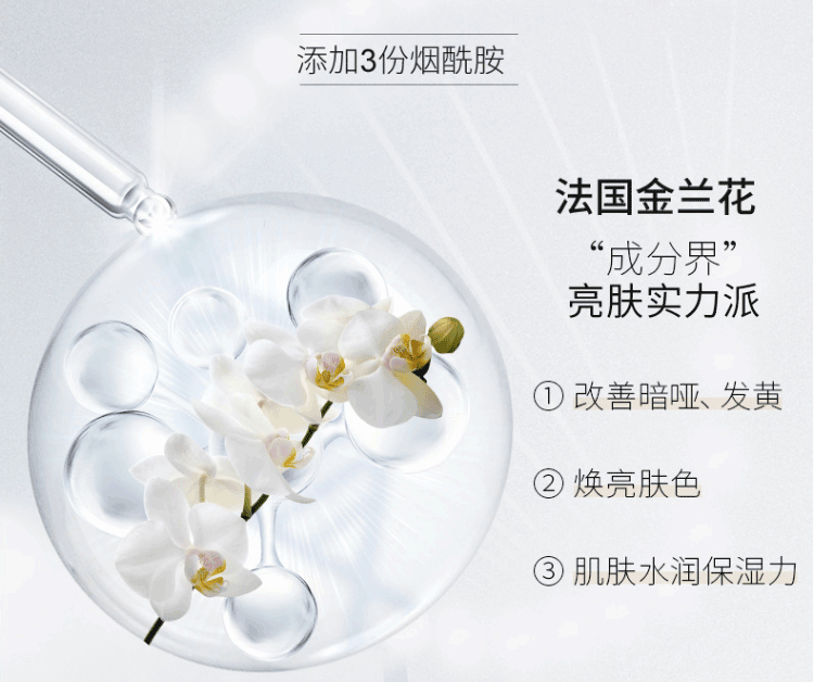 LADEMORE小黑瓶烟酰胺护肤品套装水乳补水保湿套装全套法国兰黛化妆品礼盒 奢宠小黑瓶七件套