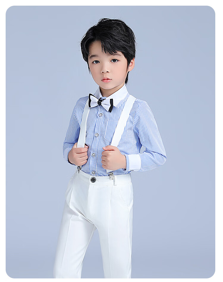 温格奥 新款儿童礼服男主持人服装花童礼服六一儿童节演出服男童西服
