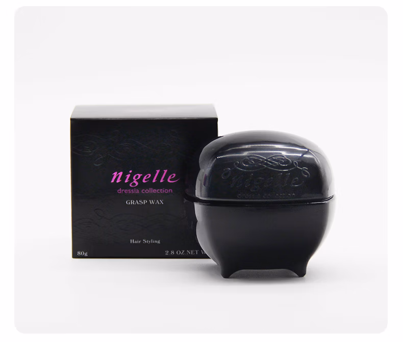 【中国直邮】 日本 MILBON 玫丽盼 Nigelle恋佳靓系列 保湿蓬松定型发泥【中长卷发】妃丽歌发蜡 80g