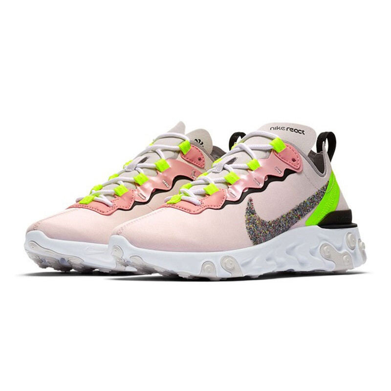 nike耐克女鞋2022夏季新款reactelement55高桥盾轻便缓震透气休闲运动