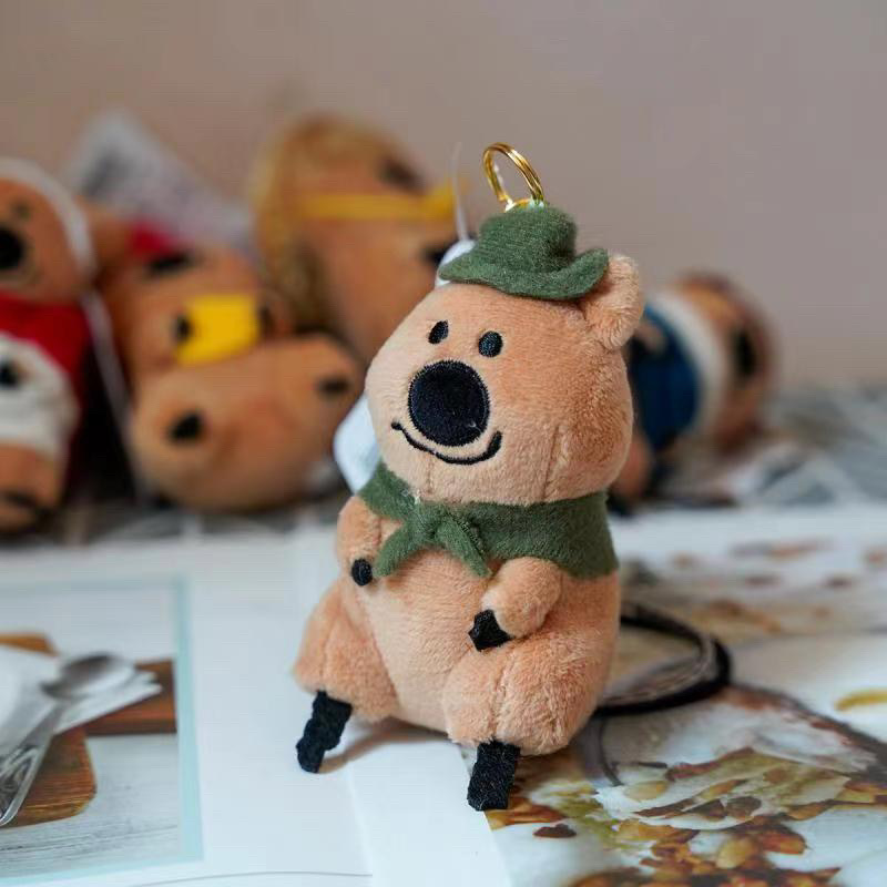 柿子椒熊 韩国情侣新款圣诞特辑柿子椒熊考拉可爱挂件钥匙扣 柿子椒熊