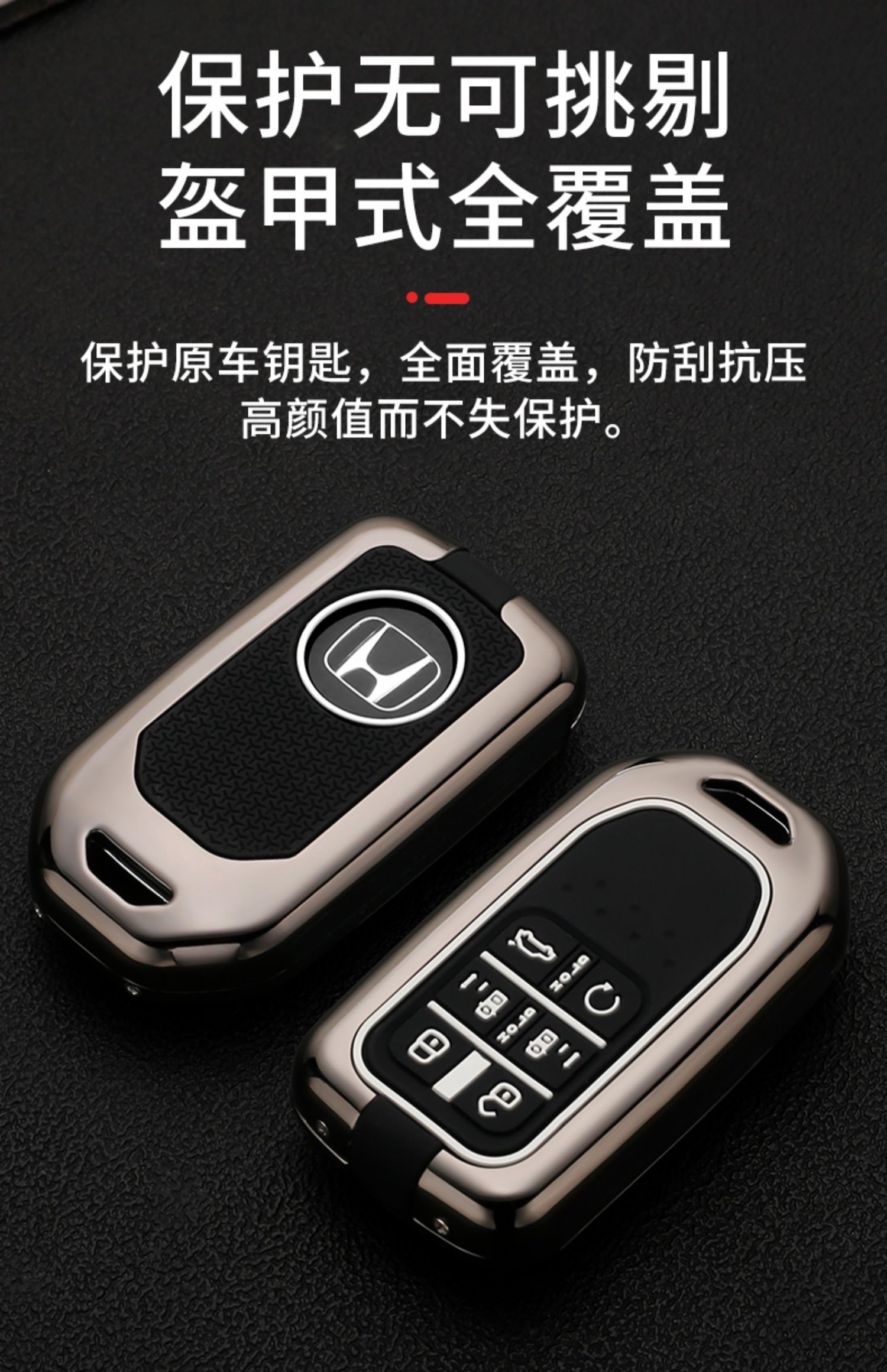 适用于2022款本田艾力绅钥匙套专用壳新款奥德赛个性汽车包扣男女本田