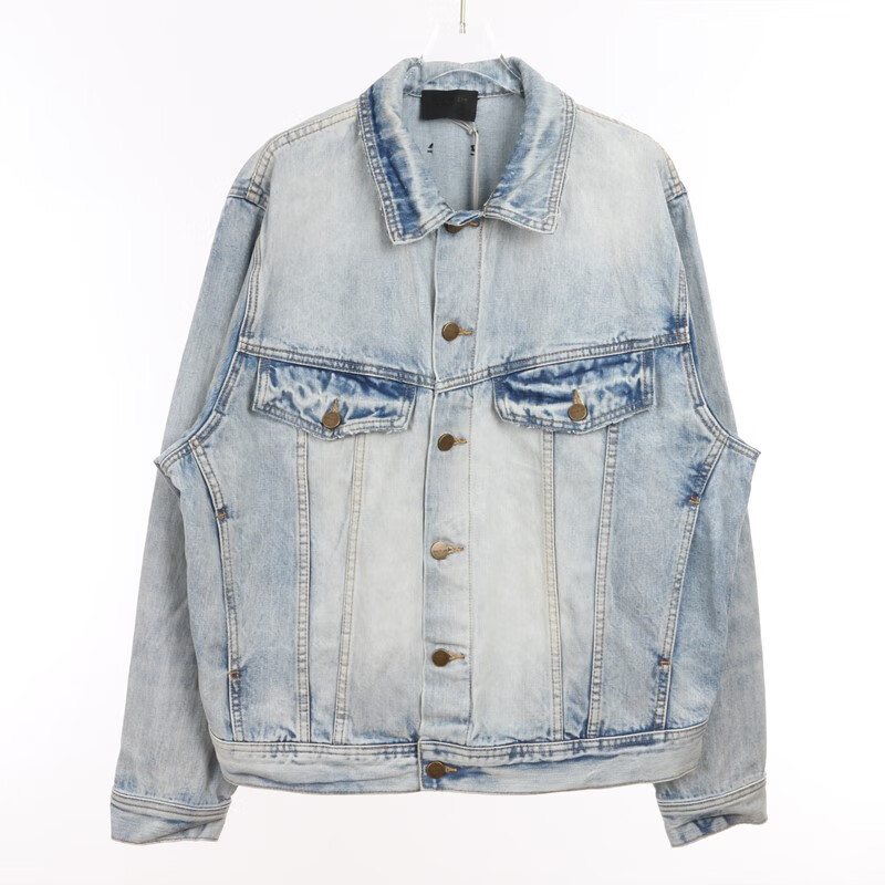 fog fear of god第七季主线高街水洗做旧牛仔衣外套男女休闲夹克 深