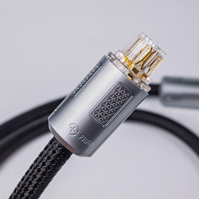 菲伯尔(fibbr) 发烧级音箱电源线 冰晶镀银hifi功放音响音频线胆机