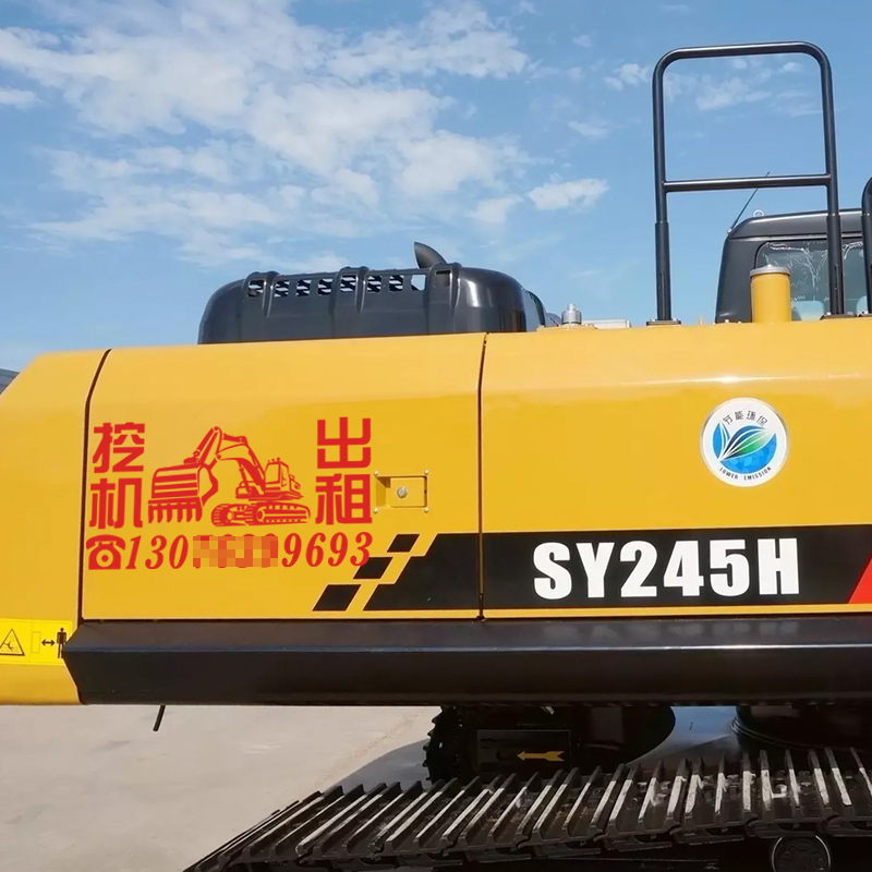 出租租赁车贴纸重型工程机械挖机车身电话个性创意装饰广告车贴纸