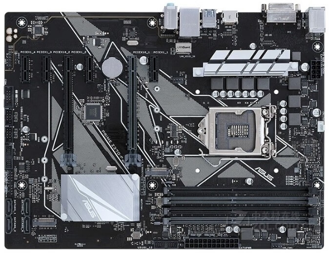 华硕 prime z370-p z370m-plus ii z370超频主板1151 ddr4 微星z370m