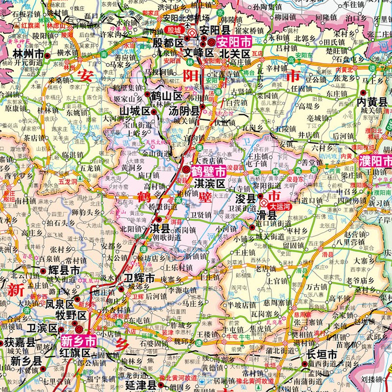定制边框2022年河南省地图木框装裱约11米08米红棕色边框