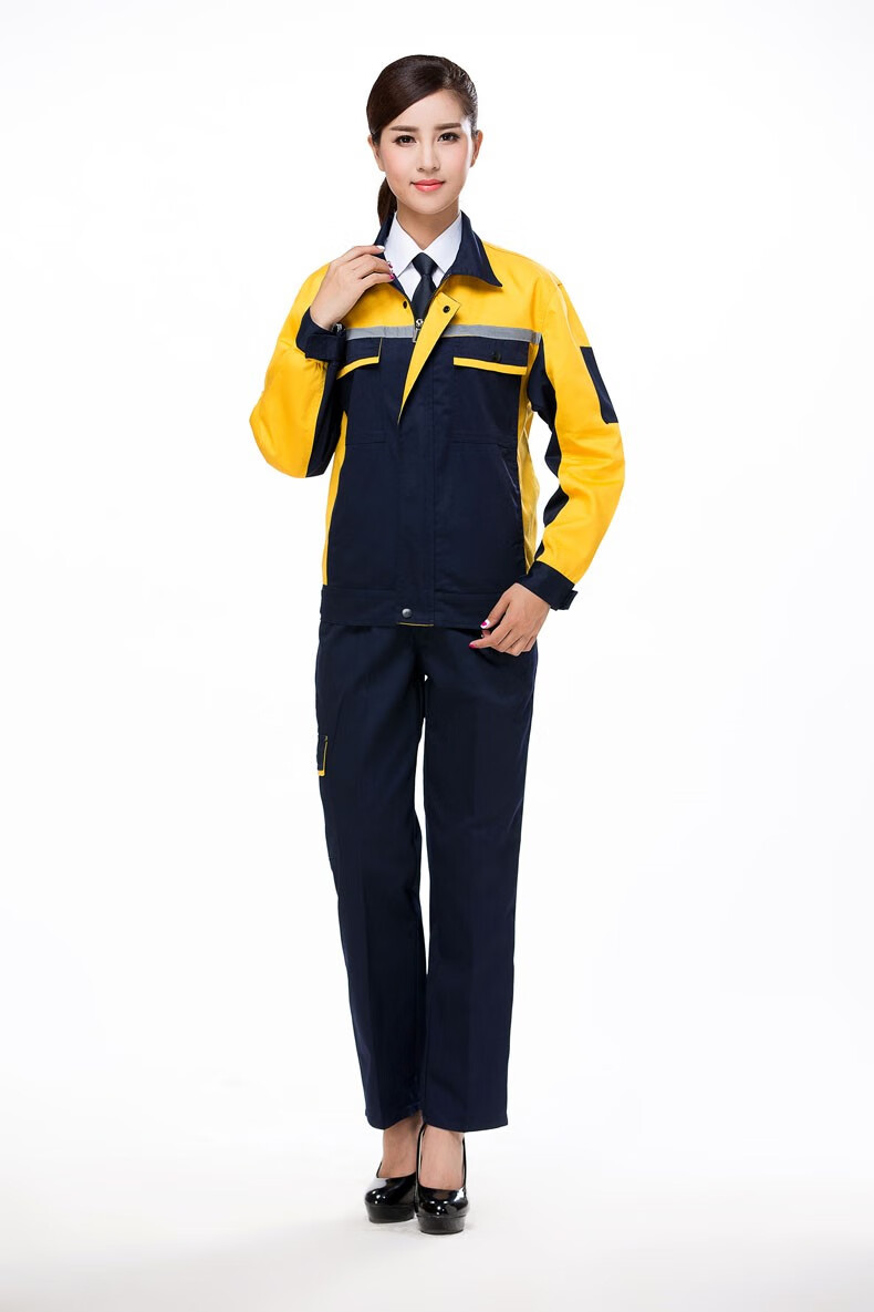 物流仓储物业搬运工工作服套装 汽修电焊工程部快递员长袖秋冬款定制