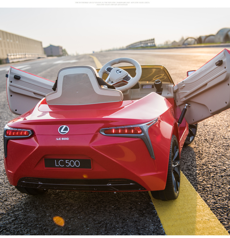 贝瑞佳berica儿童电动车雷克萨斯四驱男孩女孩摇摇车遥控小汽车宝宝