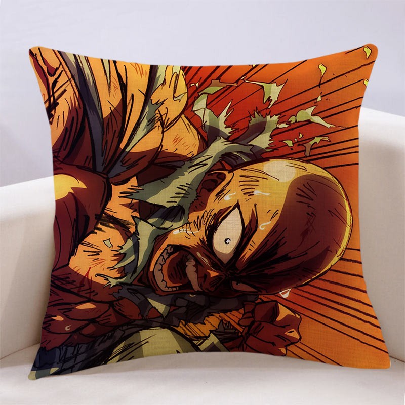 迪士尼disney一拳超人龙卷抱枕二次元周边埼玉杰诺斯战栗的沙发亚麻