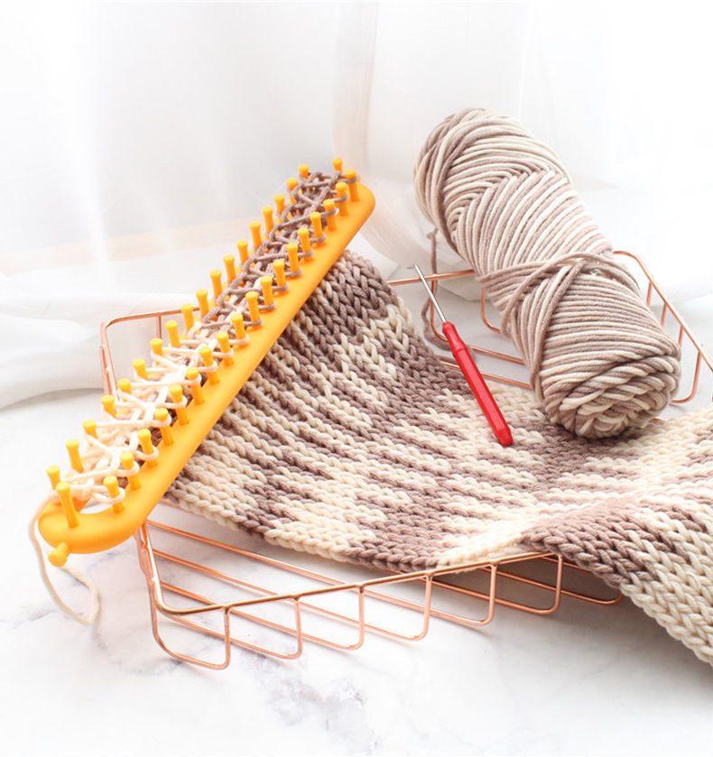 兴班织围巾神器编织全套工具带教程送男女朋友手工diy织毛衣帽子围脖