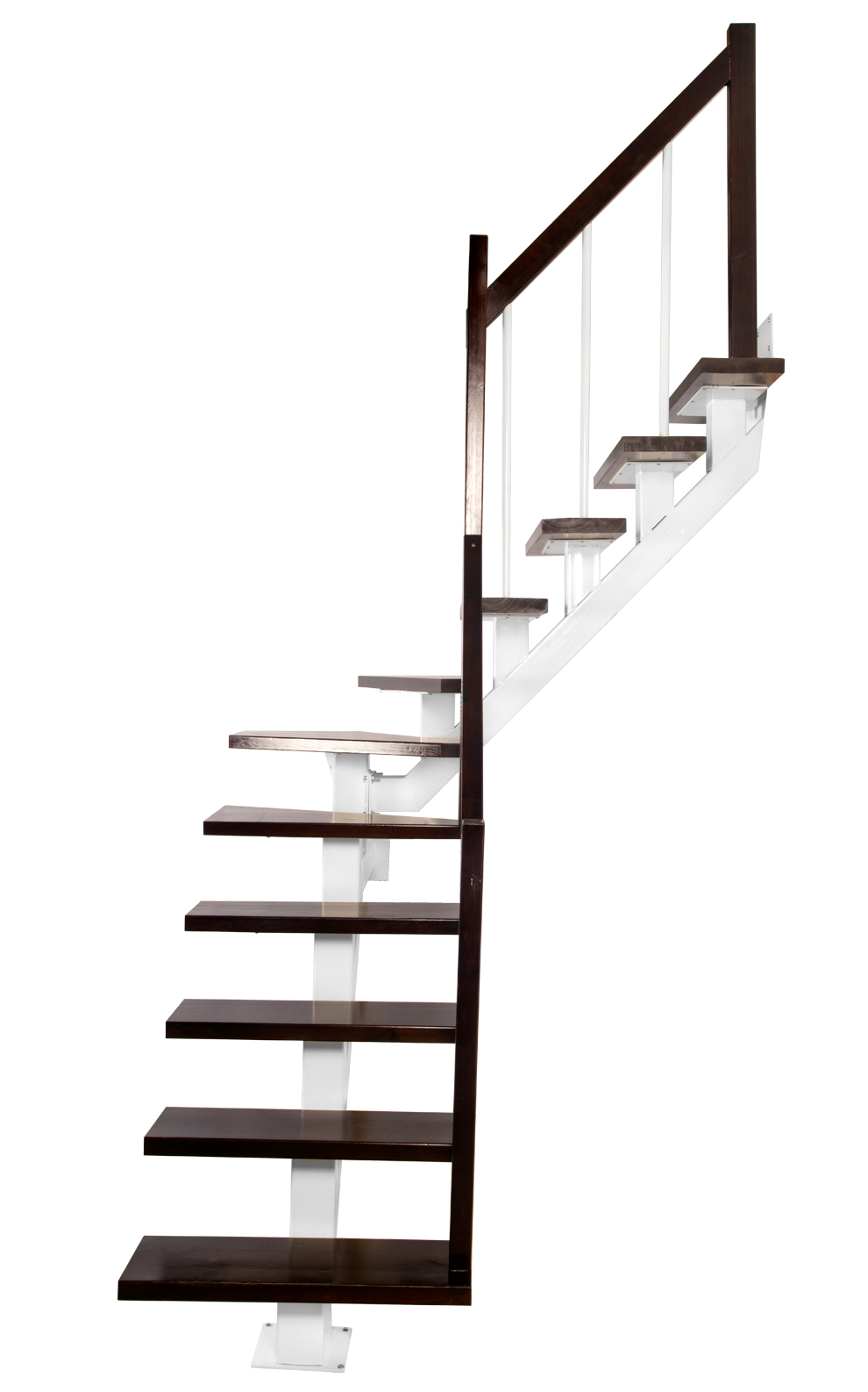 豫新祥龙钢木转角梯现代简约爬高加厚踏步梯子 11踏步(含转角)