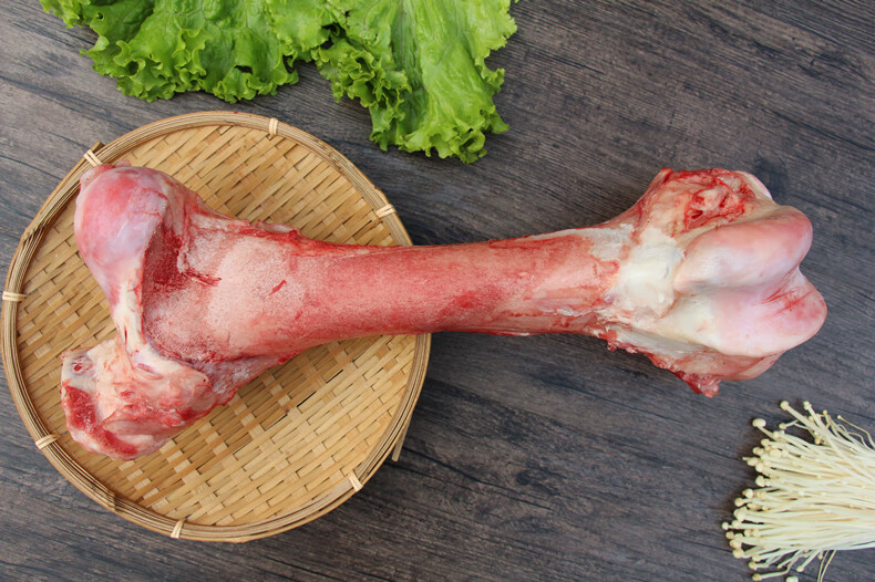 新鲜牛骨头 牛大骨2500g牛筒骨牛棒骨 现杀黄牛骨牛腿骨熬汤5斤