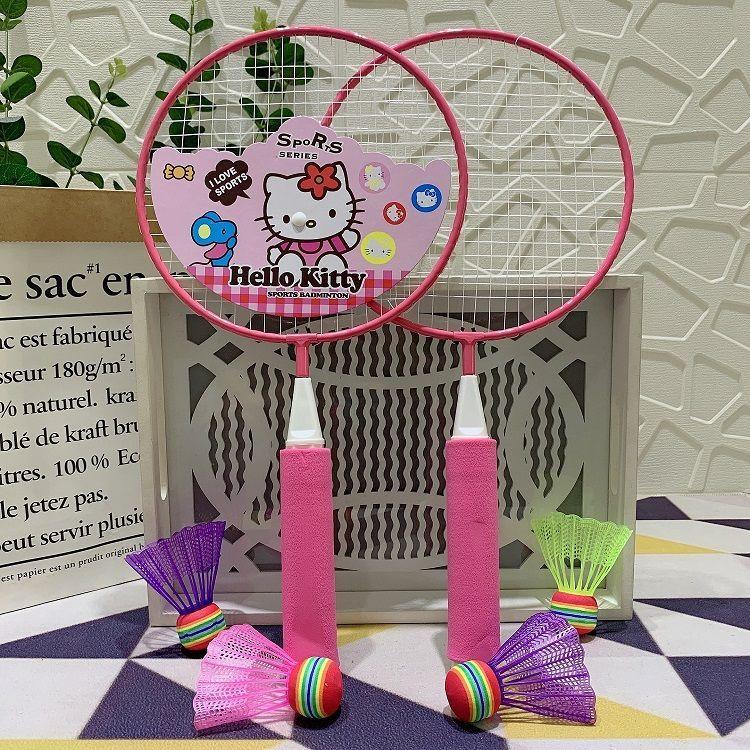 儿童羽毛球拍初学双拍高弹力运动休闲小孩玩具套装小朋友喜欢的儿童生