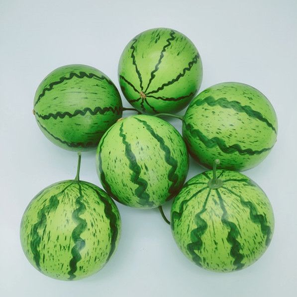 精选仿真大西瓜模型摄影居家装饰早教画室黑美人西瓜道具假水果摆件