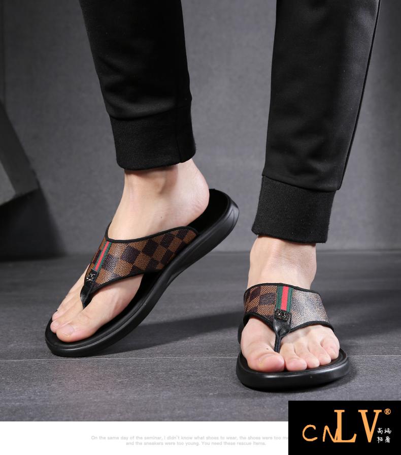 男拖室外外穿潮流防滑拖鞋凉拖个性沙滩凉鞋 t88 38【图片 价格 品牌